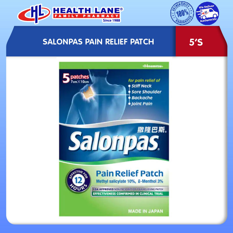 SALONPAS PAIN RELIEF PATCH (5'S)